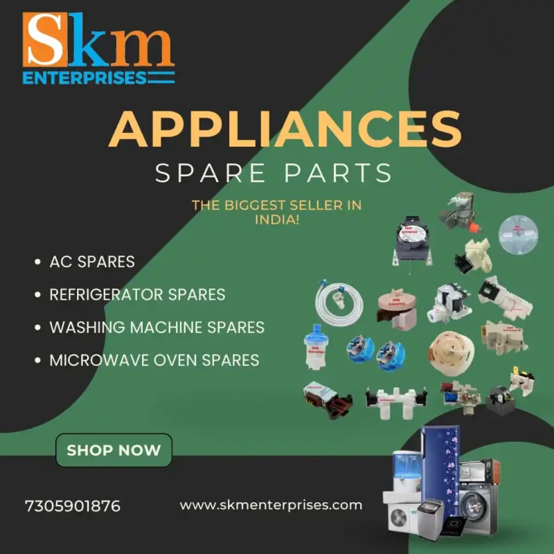 Appliances Spare Parts Shop in Jalgaon Maharashtra – SKM Enterprises