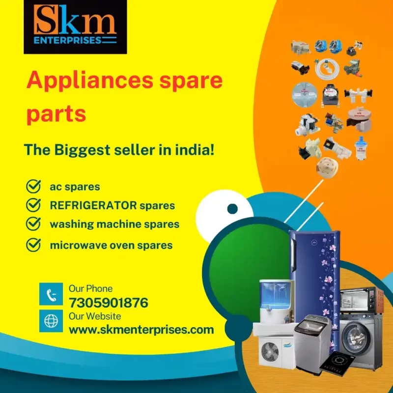 Appliances Spare Parts Shop in Jalladianpet, Chennai Tamil Nadu – SKM Enterprises