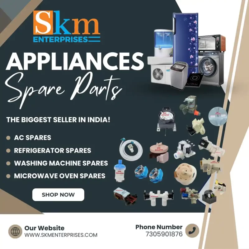 Appliances Spare Parts Shop in Jamnagar Gujarat – SKM Enterprises