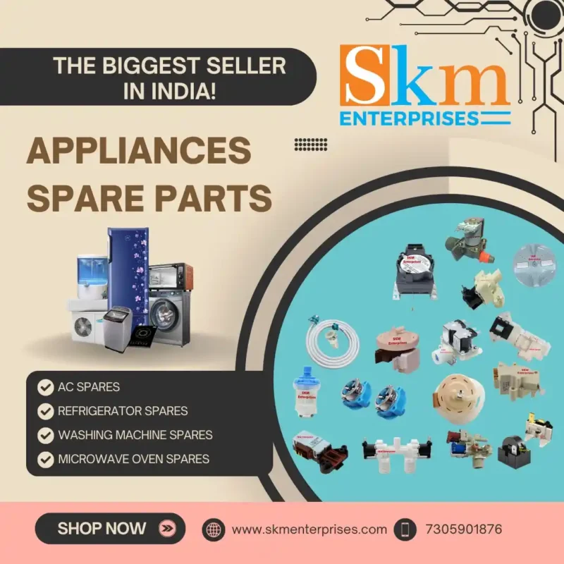 Appliances Spare Parts Shop in Jayashankar Bhupalapally Telangana – SKM Enterprises