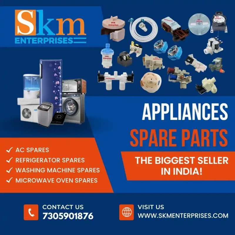 Appliances Spare Parts Shop in Jhunjhunu Rajasthan – SKM Enterprises