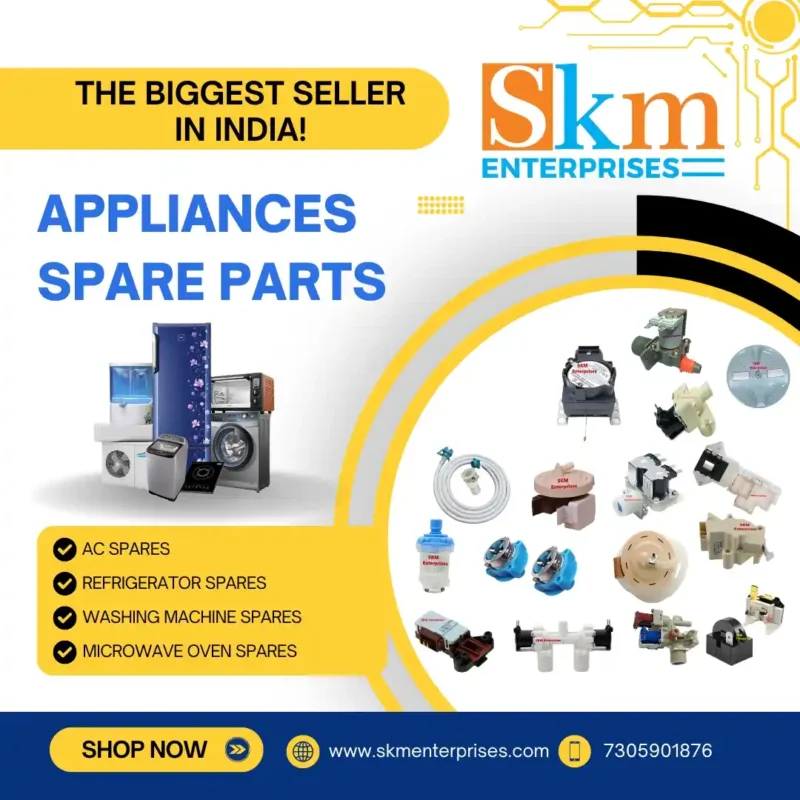 Appliances Spare Parts Shop in Jogulamba Gadwal Telangana – SKM Enterprises