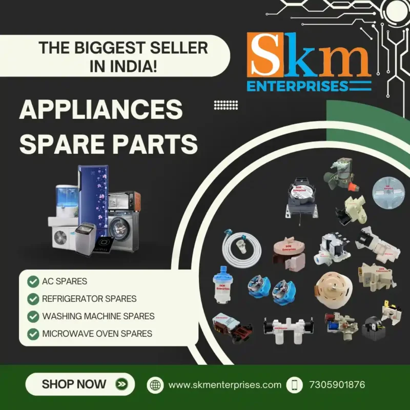 Appliances Spare Parts Shop in Jogulamba Gadwal Telangana – SKM Enterprises