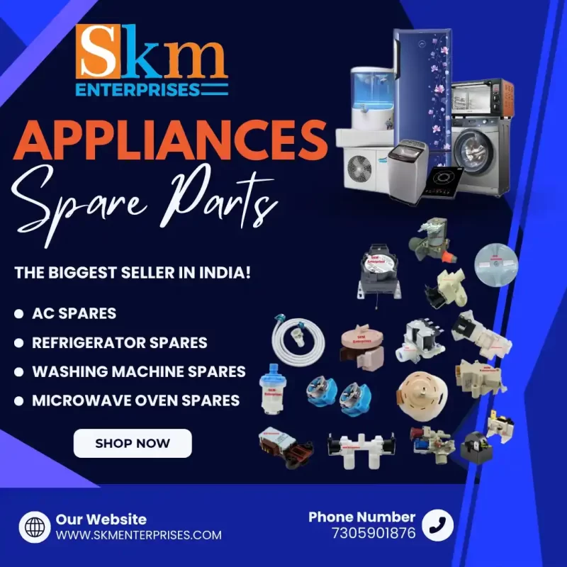 Appliances Spare Parts Shop in Junagadh Gujarat – SKM Enterprises
