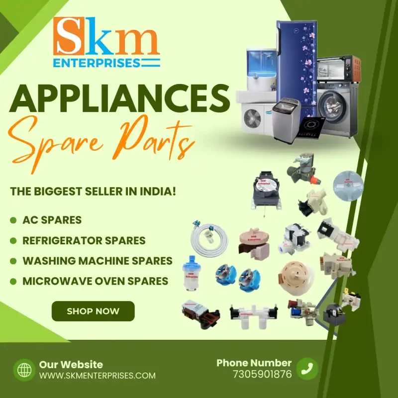 Appliances Spare Parts Shop in Kachchh Gujarat – SKM Enterprises