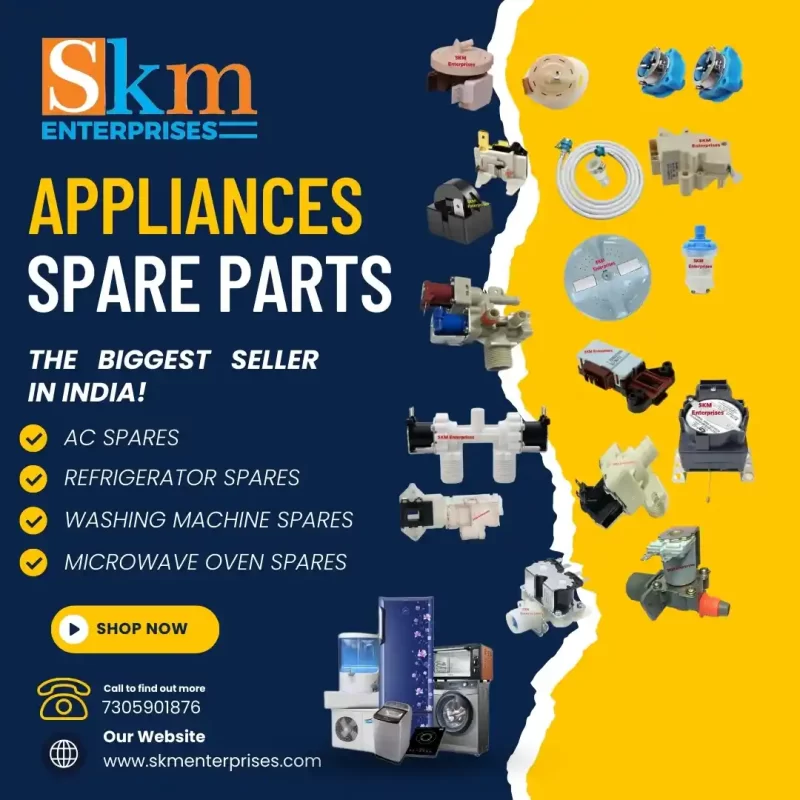 Appliances Spare Parts Shop in Kachchh Gujarat – SKM Enterprises
