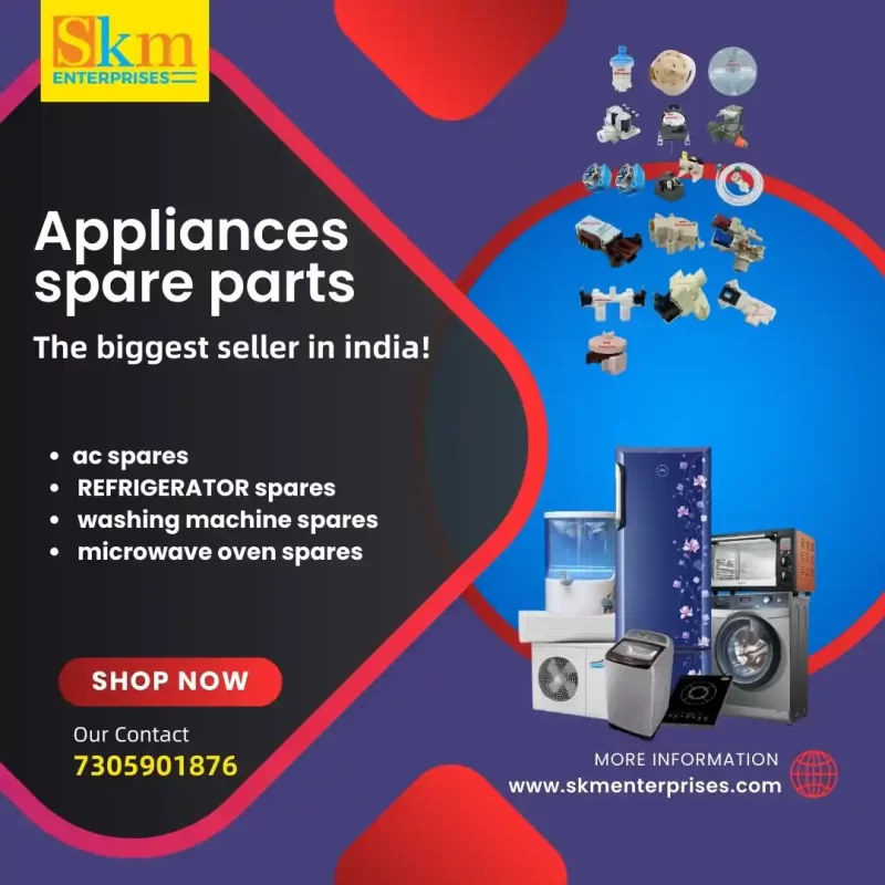 Appliances Spare Parts Shop in Kaimur Bihar – SKM Enterprises