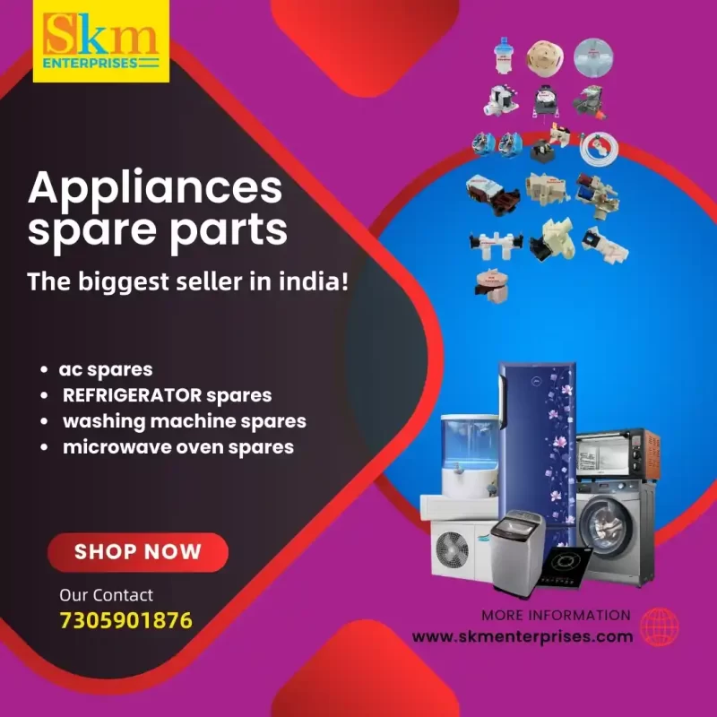 Appliances Spare Parts Shop in Kaimur Bihar – SKM Enterprises