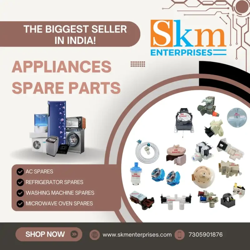 Appliances Spare Parts Shop in Kamareddy Telangana – SKM Enterprises