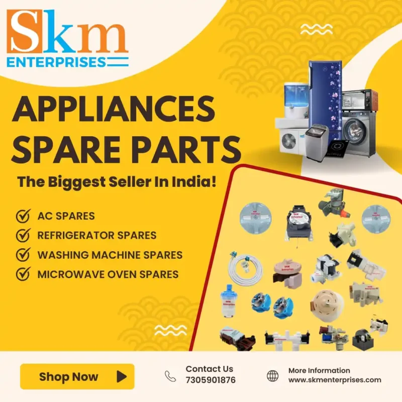 Appliances Spare Parts Shop in Kanniyakumari Tamil Nadu – SKM Enterprises