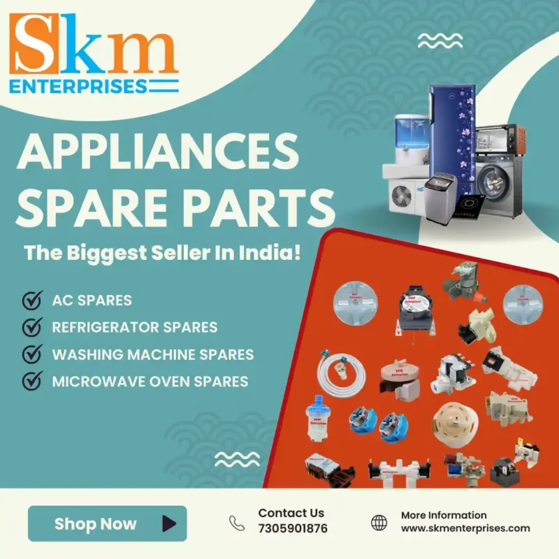 Appliances Spare Parts Shop in Kanniyakumari Tamil Nadu – SKM Enterprises