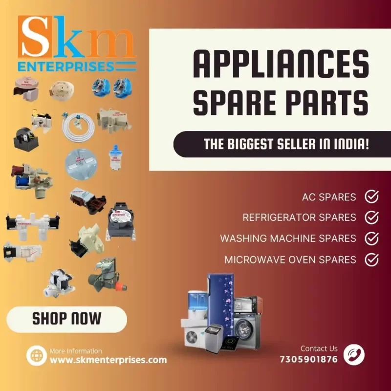 Appliances Spare Parts Shop in Karambakkam, Chennai Tamil Nadu – SKM Enterprises