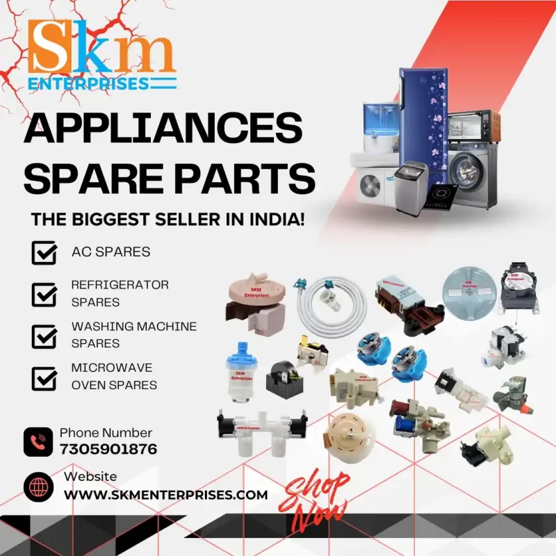Appliances Spare Parts Shop in Karnal Haryana – SKM Enterprises