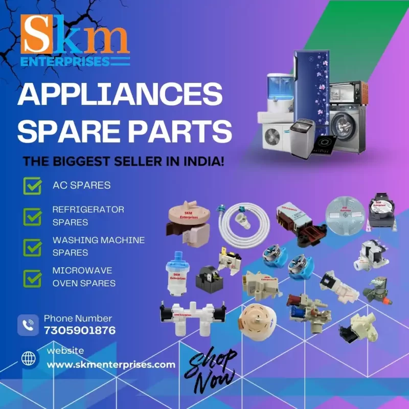 Appliances Spare Parts Shop in Karnal Haryana – SKM Enterprises