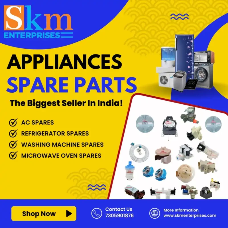 Appliances Spare Parts Shop in Karur Tamil Nadu – SKM Enterprises