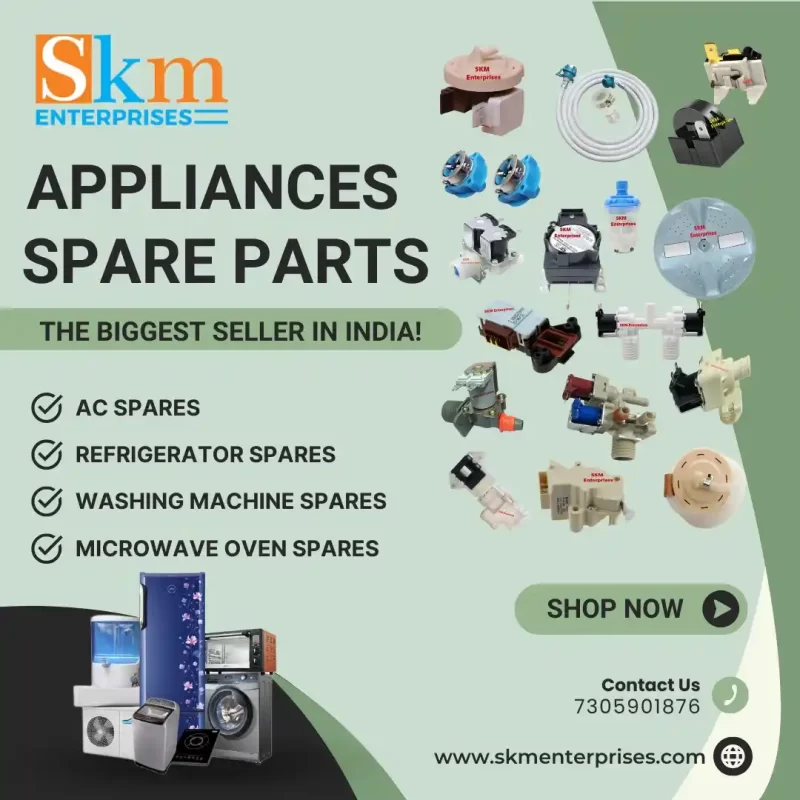Appliances Spare Parts Shop in Khairagarh-Chhuikhadan-Gandai Chhattisgarh – SKM Enterprises