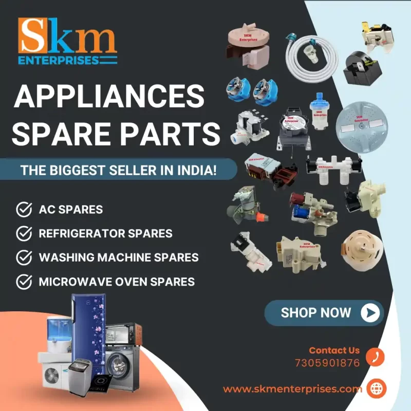 Appliances Spare Parts Shop in Khairagarh-Chhuikhadan-Gandai Chhattisgarh – SKM Enterprises
