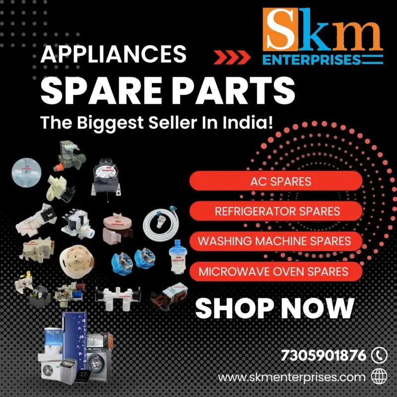 Appliances Spare Parts Shop in Khairthal-Tijara Rajasthan – SKM Enterprises