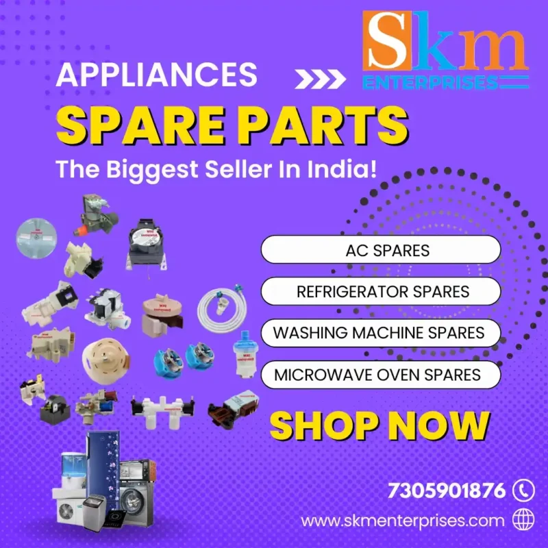 Appliances Spare Parts Shop in Khairthal-Tijara Rajasthan – SKM Enterprises