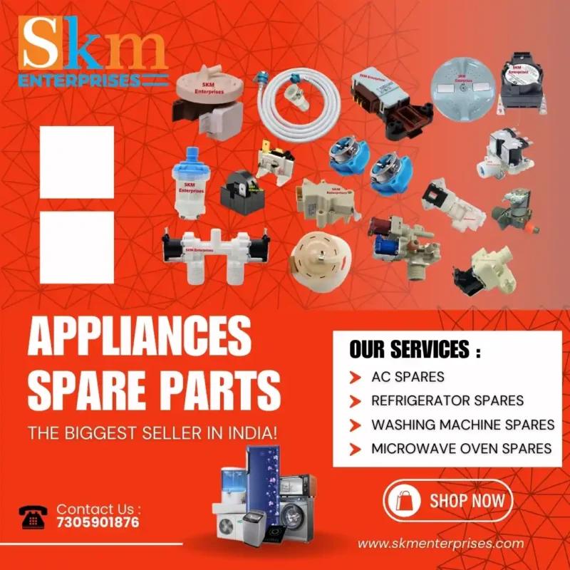 Appliances Spare Parts Shop in Khammam Telangana – SKM Enterprises