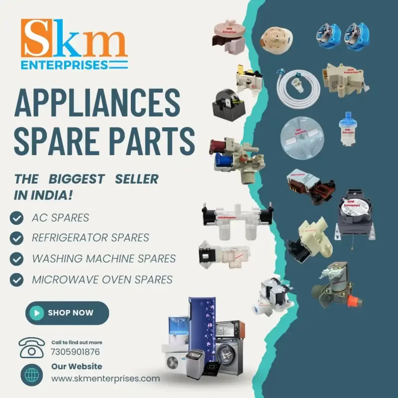 Appliances Spare Parts Shop in Kheda Gujarat – SKM Enterprises