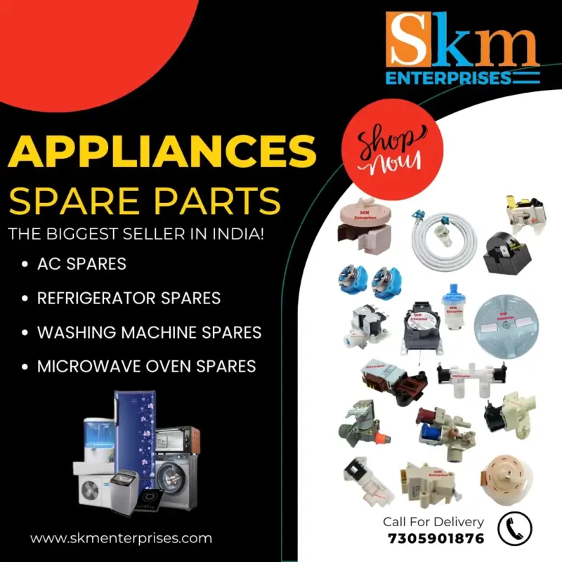 Appliances Spare Parts Shop in Kolhapur Maharashtra – SKM Enterprises
