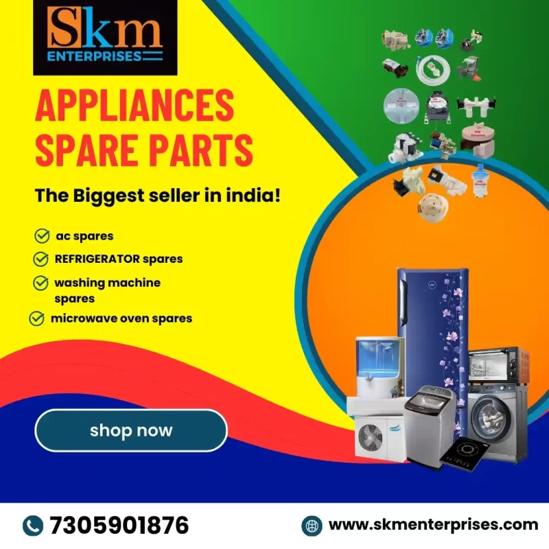 Appliances Spare Parts Shop in Kottivakkam, Chennai Tamil Nadu – SKM Enterprises