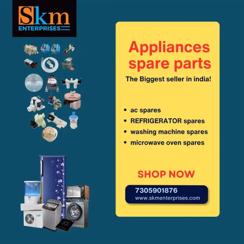Appliances Spare Parts Shop in Kottur, Chennai Tamil Nadu – SKM Enterprises