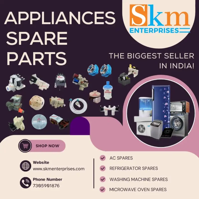Appliances Spare Parts Shop in Krishnagiri Tamil Nadu – SKM Enterprises