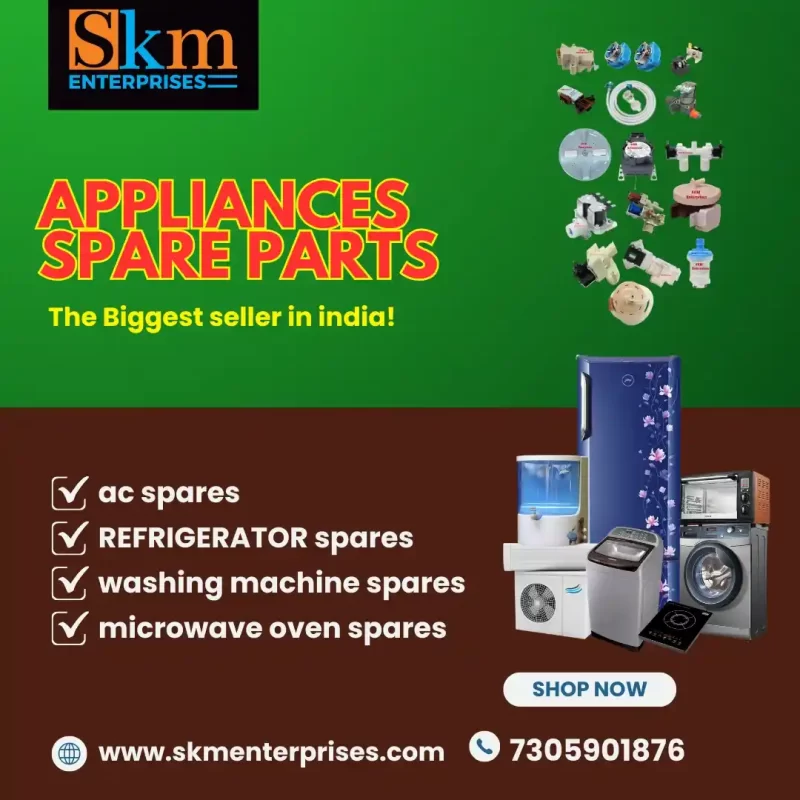 Appliances Spare Parts Shop in Madipakkam, Chennai Tamil Nadu – SKM Enterprises