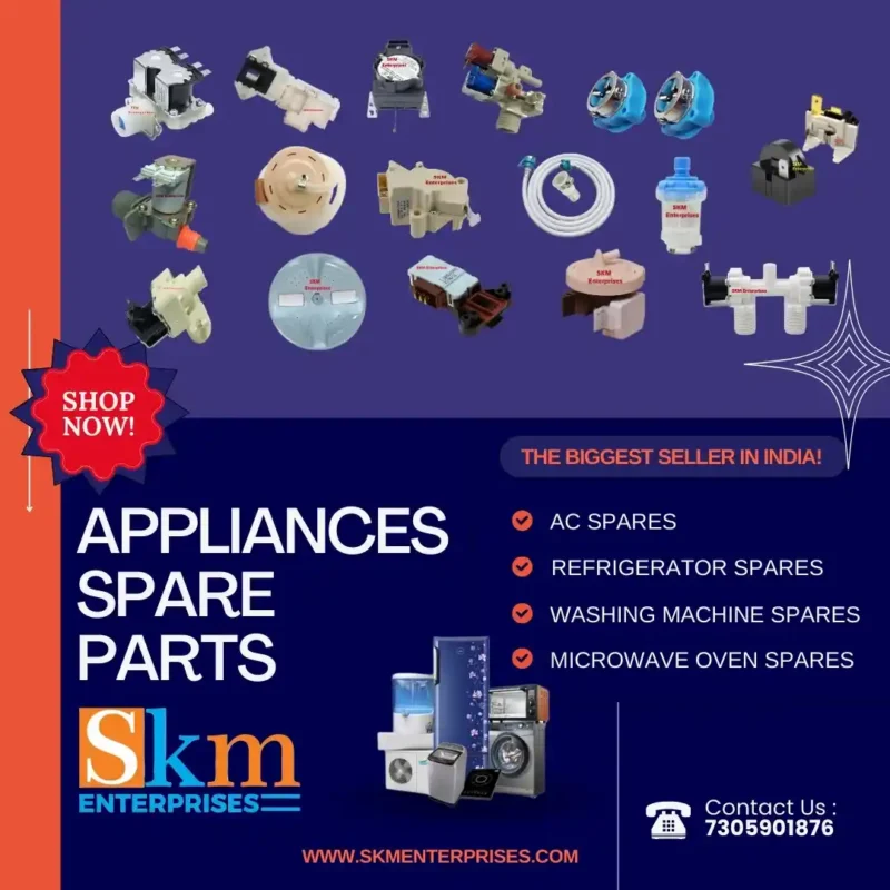 Appliances Spare Parts Shop in Mahabubabad Telangana – SKM Enterprises
