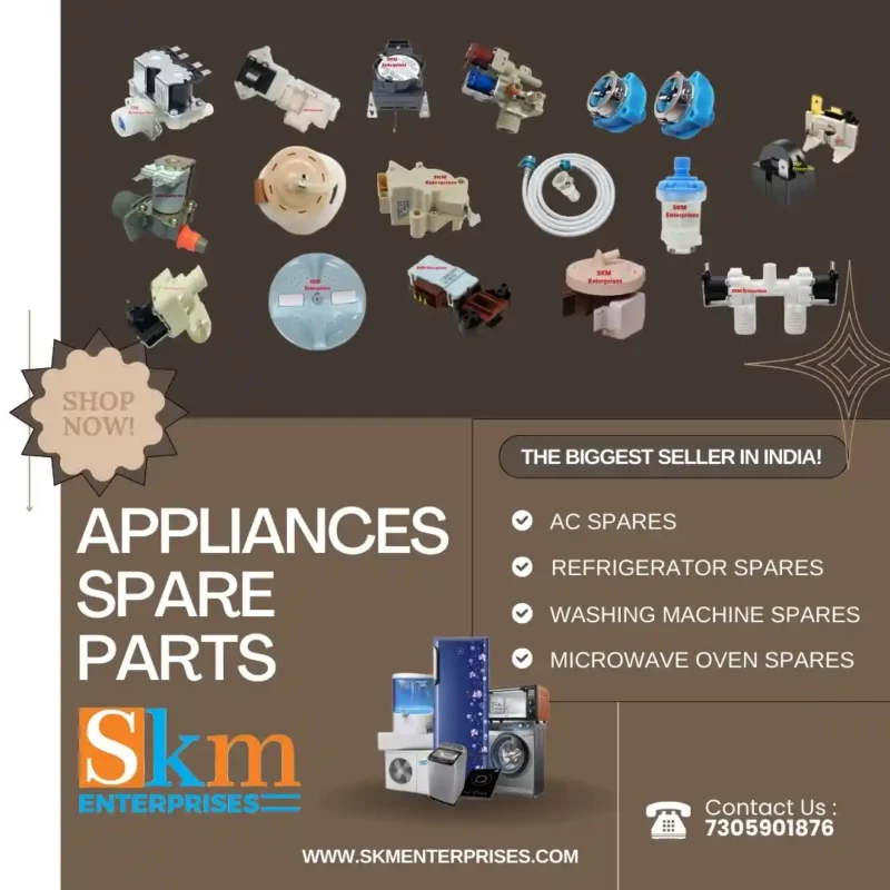 Appliances Spare Parts Shop in Mahabubnagar Telangana – SKM Enterprises