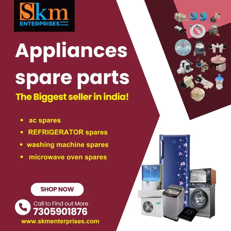 Appliances Spare Parts Shop in Mahatma Gandhi Nagar, Chennai Tamil Nadu – SKM Enterprises (2)