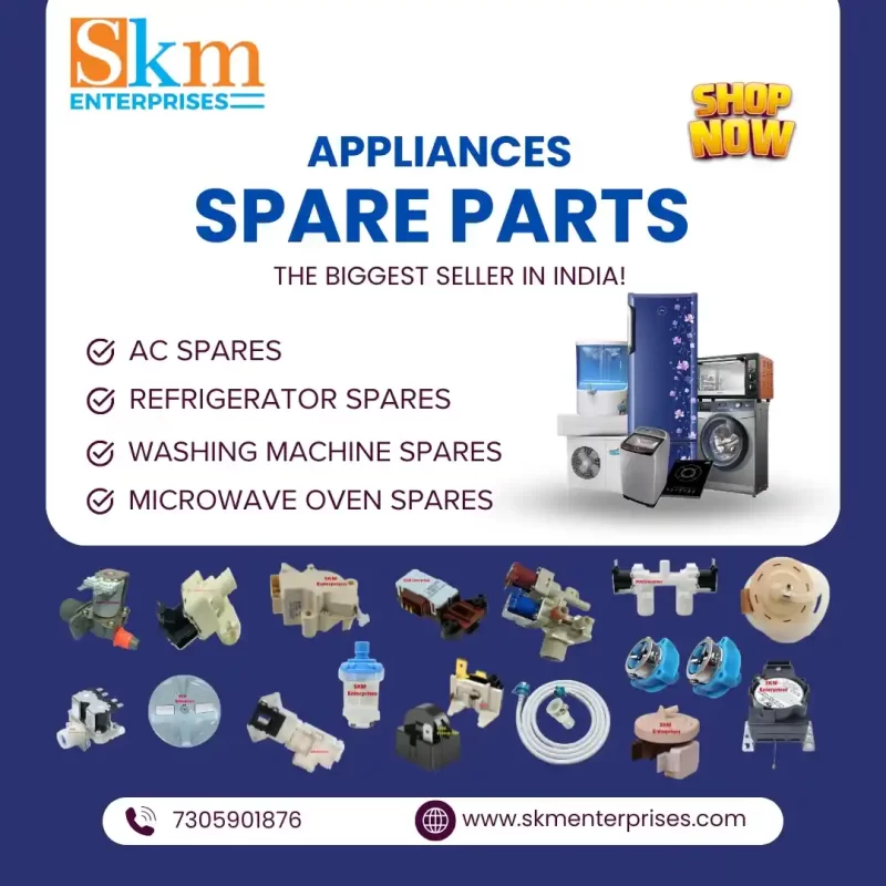 Appliances Spare Parts Shop in Mahendragarh Haryana – SKM Enterprises