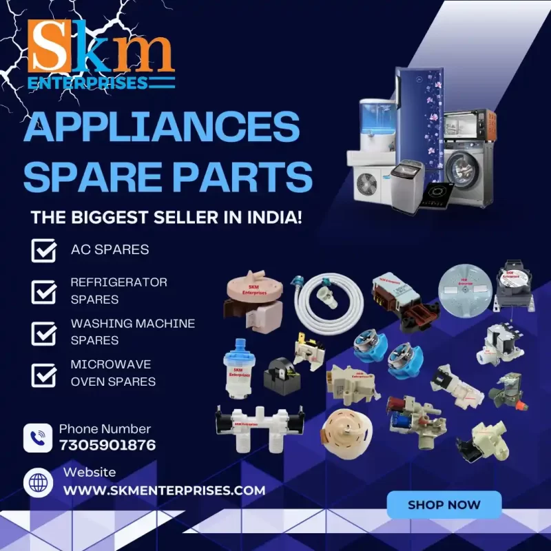Appliances Spare Parts Shop in Mahendragarh Haryana – SKM Enterprises