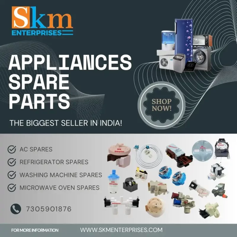Appliances Spare Parts Shop in Mandavelipakkam, Chennai Tamil Nadu – SKM Enterprises (2)
