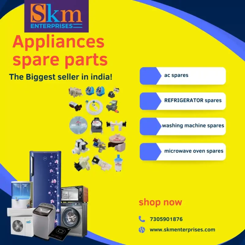 Appliances Spare Parts Shop in Mandla Madhya Pradesh – SKM Enterprises