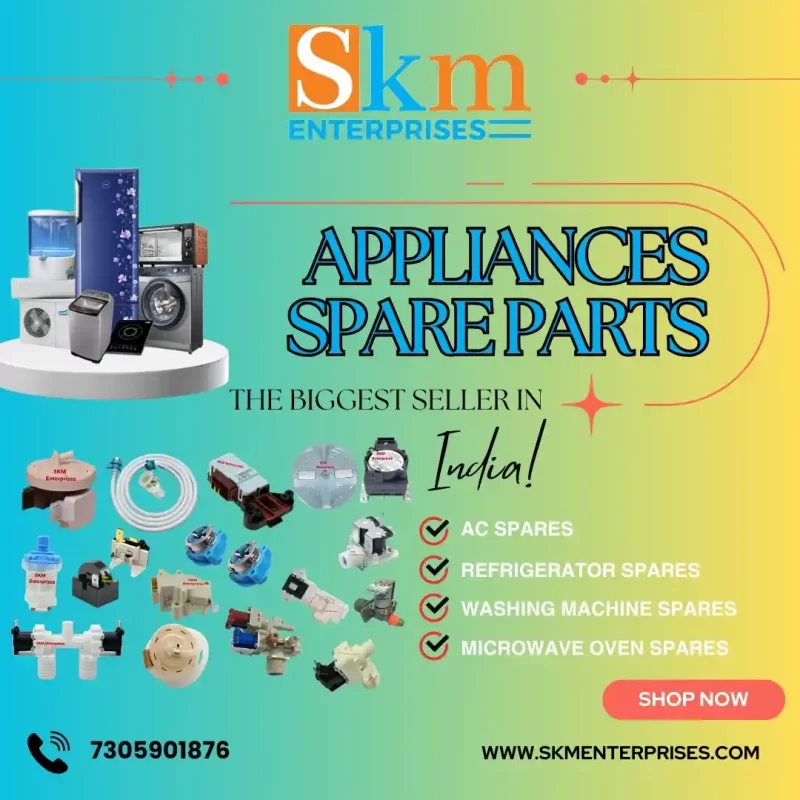 Appliances Spare Parts Shop in Mangalapuram, Chennai Tamil Nadu – SKM Enterprises (2)