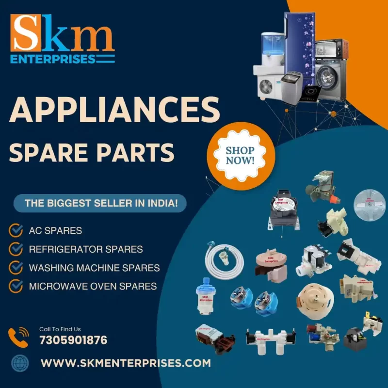 Appliances Spare Parts Shop in Mangalapuram, Chennai Tamil Nadu – SKM Enterprises