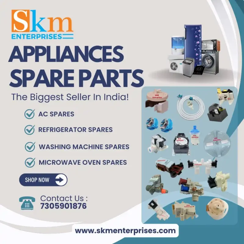 Appliances Spare Parts Shop in Medak Telangana – SKM Enterprises