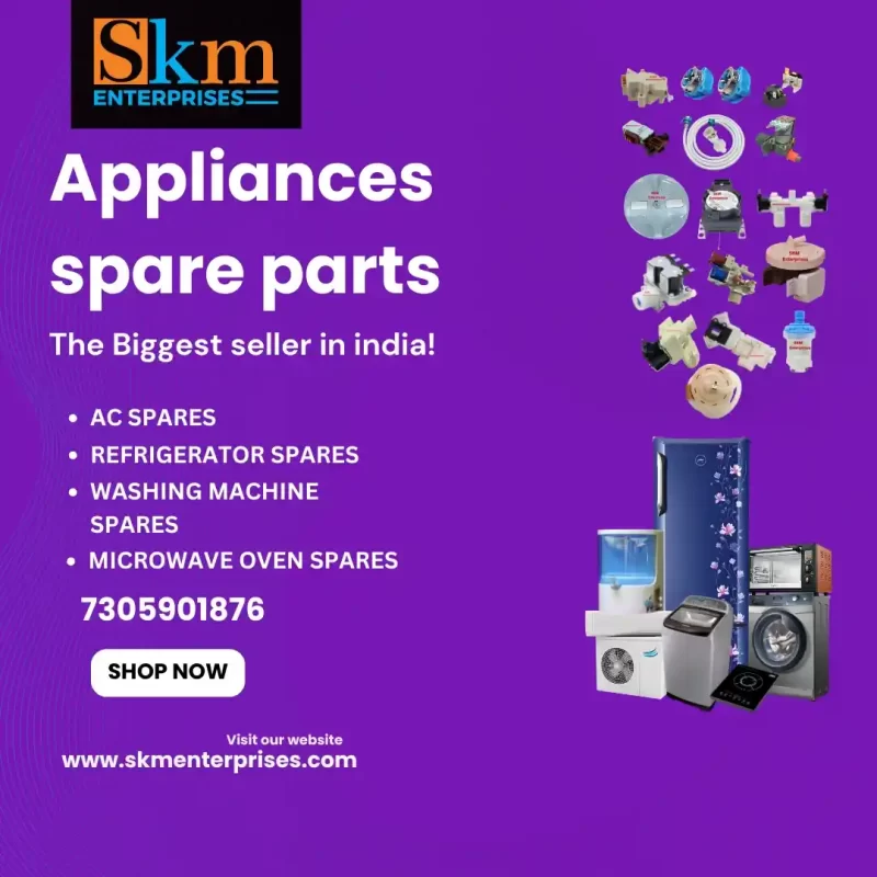 Appliances Spare Parts Shop in Meenambakkam, Chennai Tamil Nadu – SKM Enterprises (2)