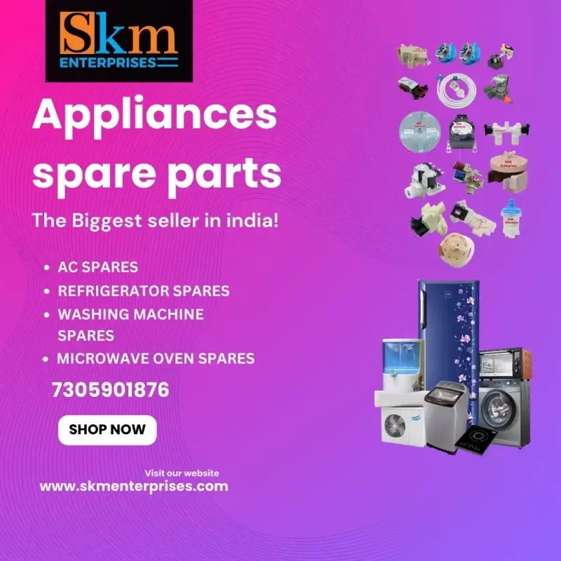 Appliances Spare Parts Shop in Meenambakkam, Chennai Tamil Nadu – SKM Enterprises