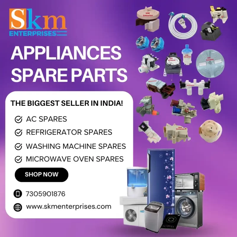 Appliances Spare Parts Shop in Mehsana Gujarat– SKM Enterprises