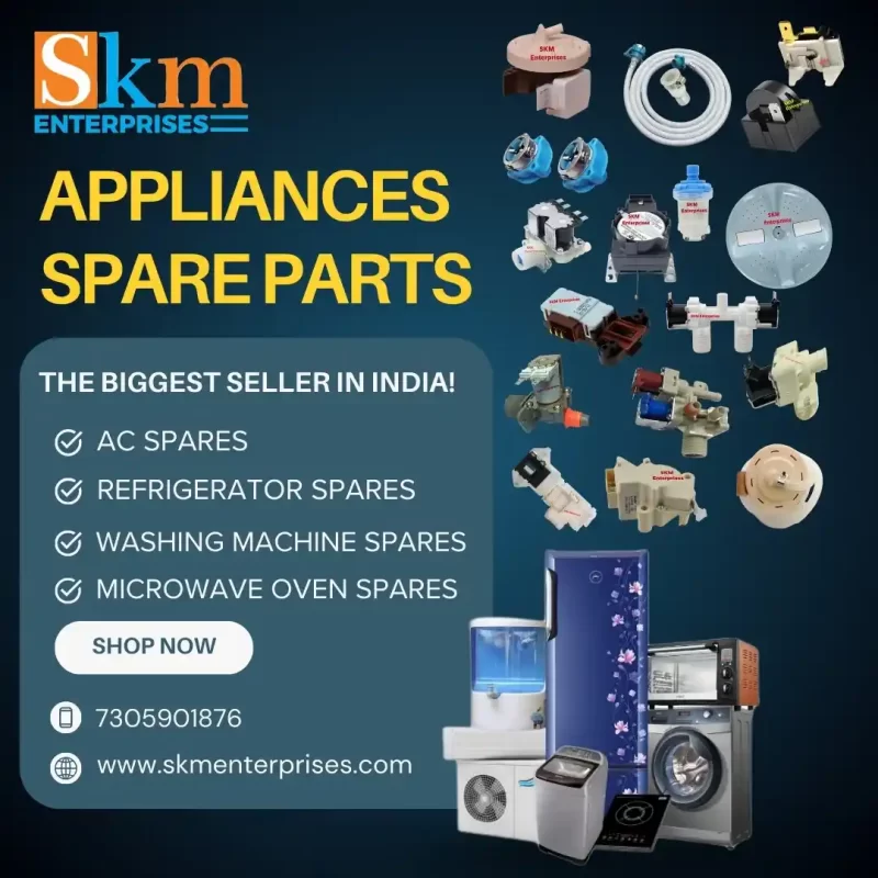 Appliances Spare Parts Shop in Mehsana Gujarat– SKM Enterprises