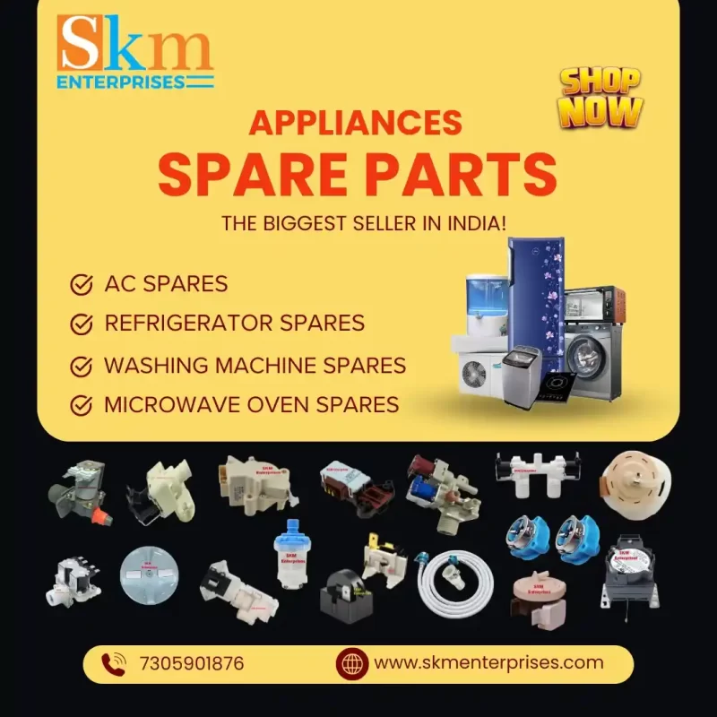 Appliances Spare Parts Shop in Mewat (Nuh) Haryana – SKM Enterprises