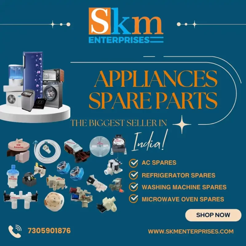 Appliances Spare Parts Shop in Mogappair, Chennai Tamil Nadu – SKM Enterprises