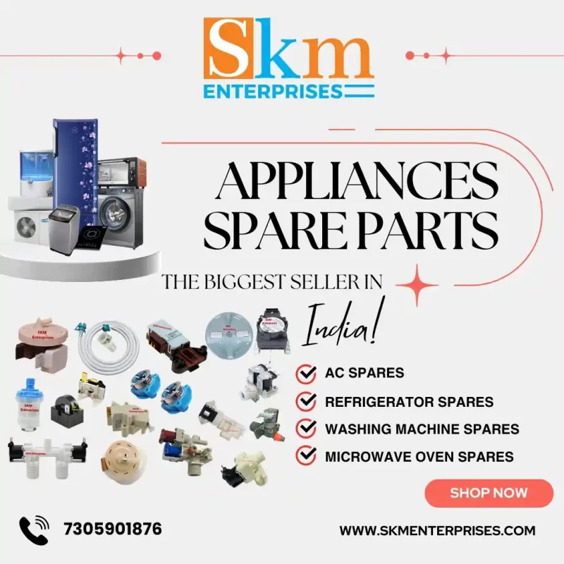 Appliances Spare Parts Shop in Mogappair, Chennai Tamil Nadu – SKM Enterprises