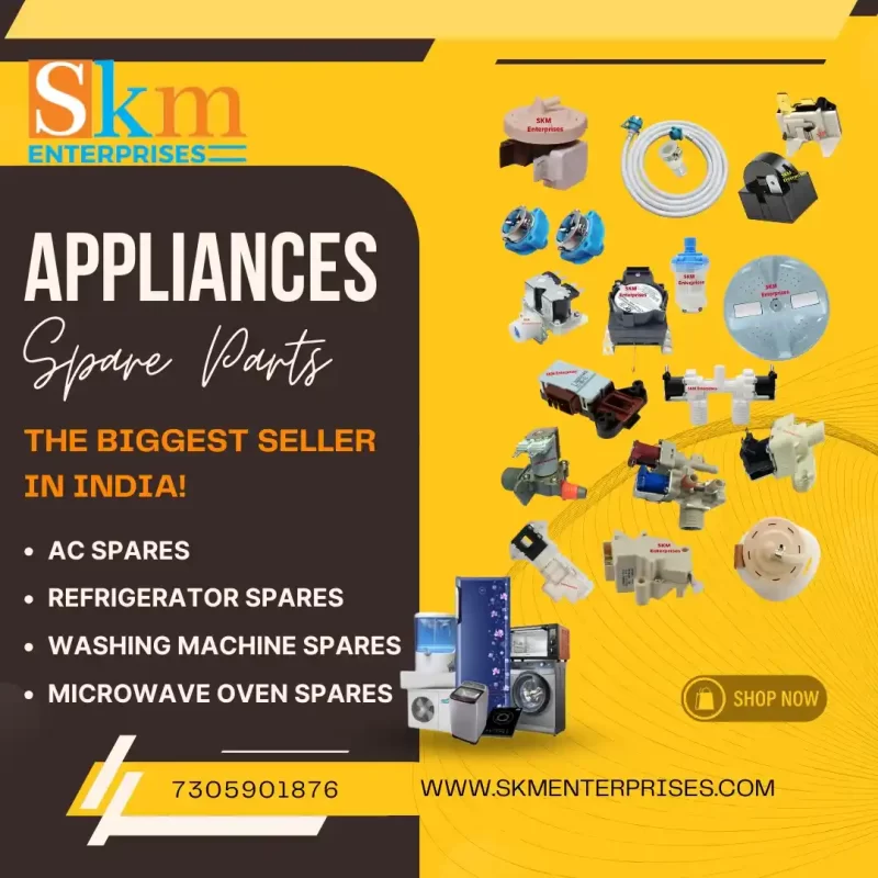 Appliances Spare Parts Shop in Mungeli Chhattisgarh – SKM Enterprises