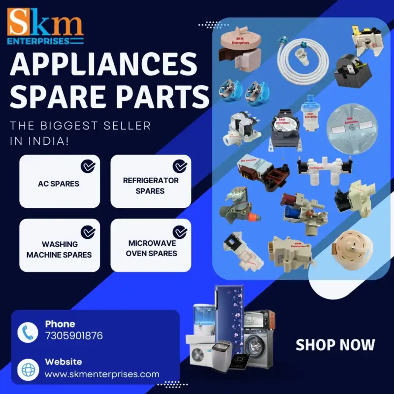 Appliances Spare Parts Shop in Nadia West Bengal – SKM Enterprises