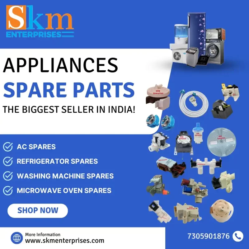 Appliances Spare Parts Shop in Nandambakkam, Chennai Tamil Nadu – SKM Enterprises